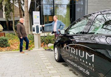 Atrium Hotel Mainz setzt auf E-Mobilität - 